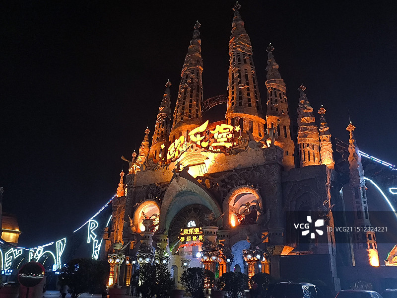 德州泉城欧乐堡梦幻世界景区图片素材