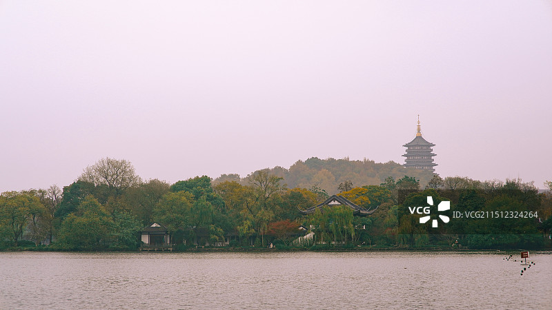 浙江杭州雷峰塔图片素材