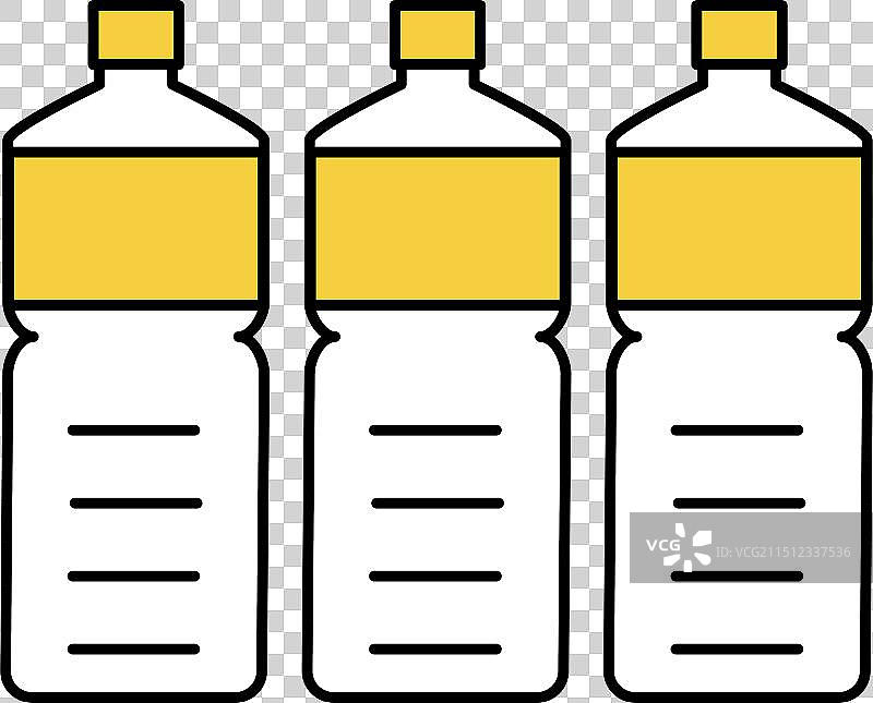 急救箱矿物质的简笔线条画图标图片素材