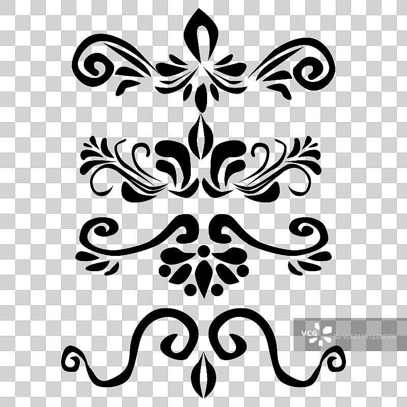 花卉装饰图案设计元素图片素材