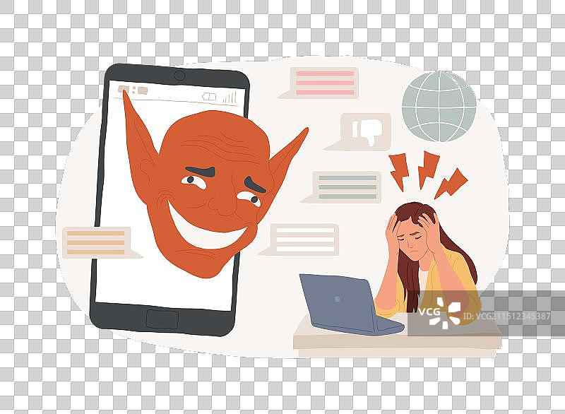 网络钓鱼隔离概念图片素材