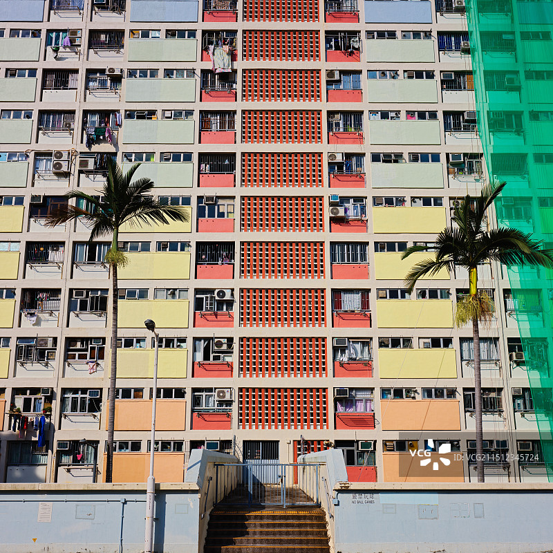 香港彩虹邨街景图片素材
