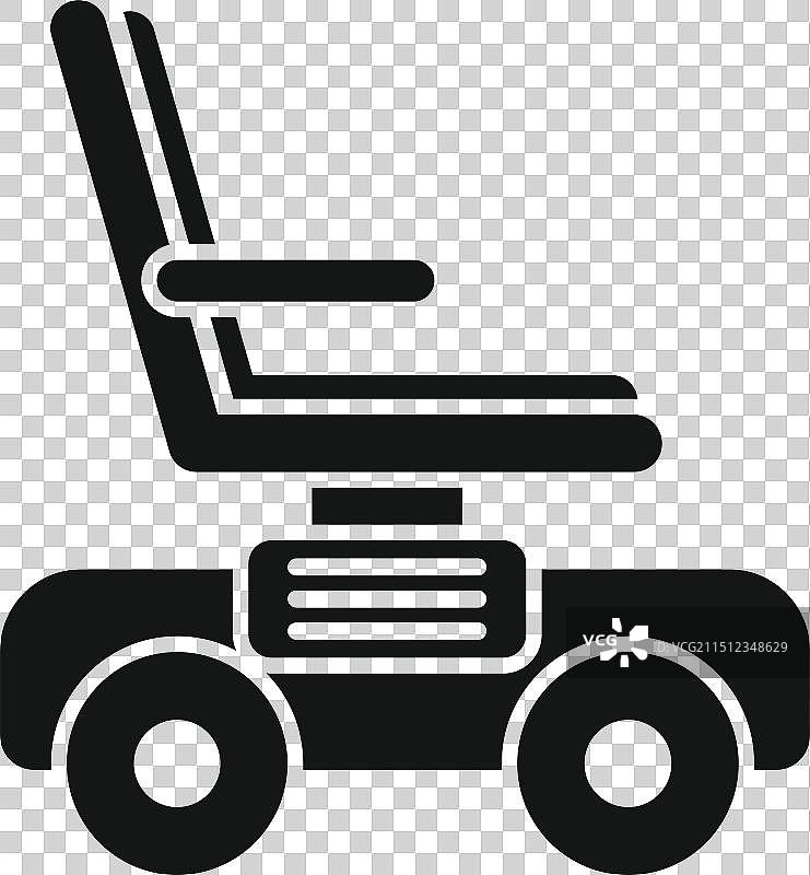 提供行动力的电动轮椅图片素材