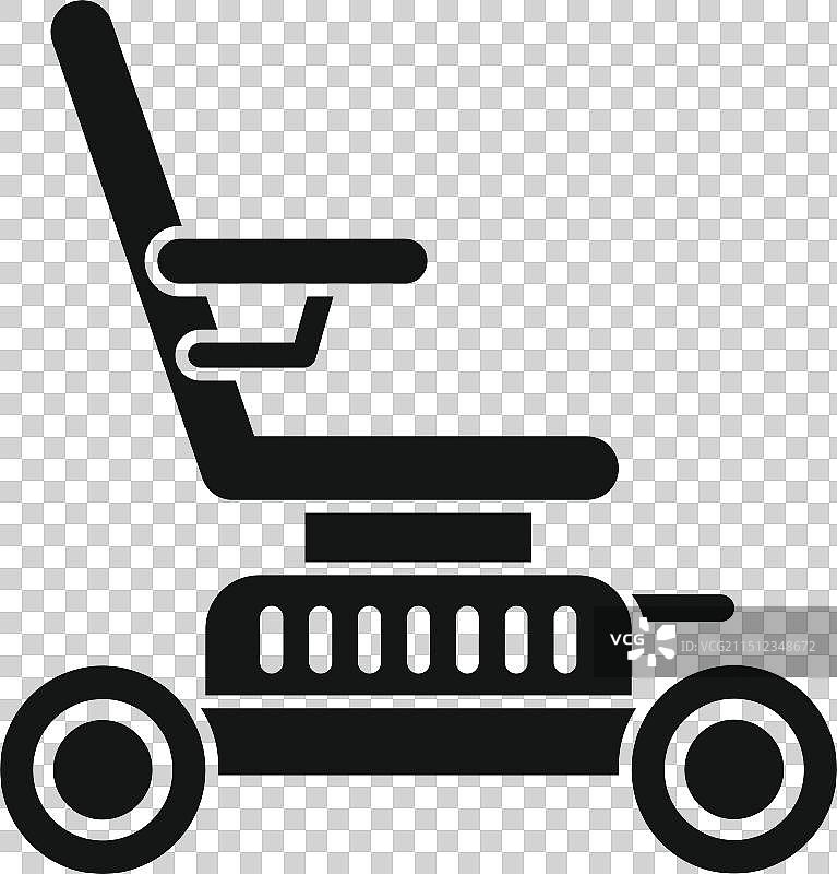 提供行动力的电动轮椅图片素材