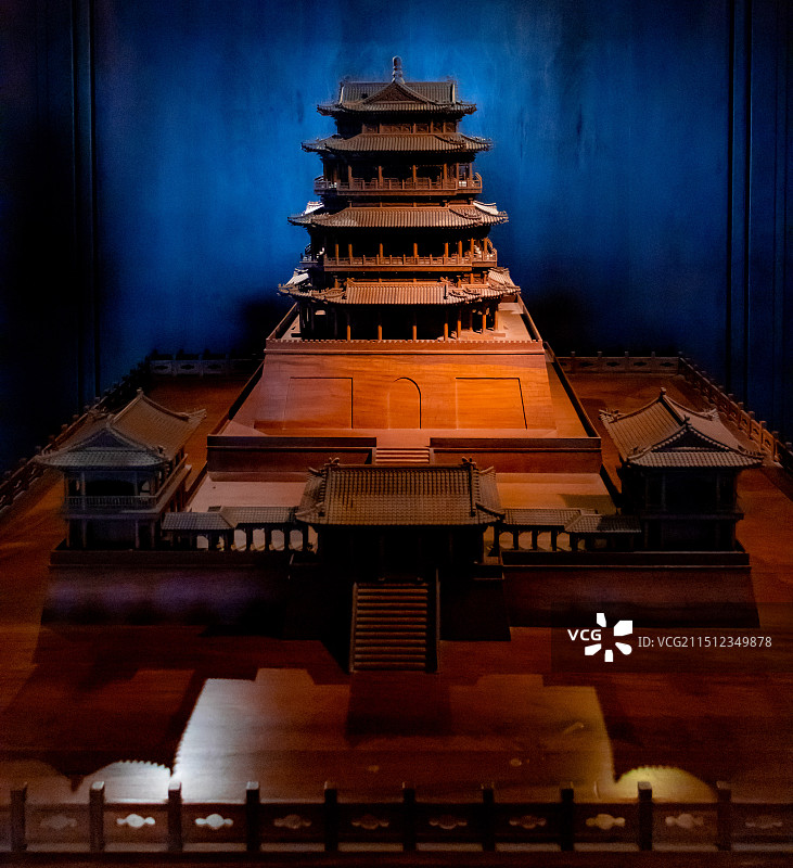 威海环翠楼公园图片素材