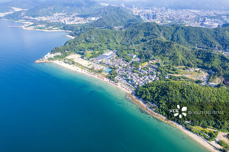 深圳东部黄金海岸 深圳大鹏半岛 深圳大鹏新区 深圳官湖海滩 深圳葵涌图片素材