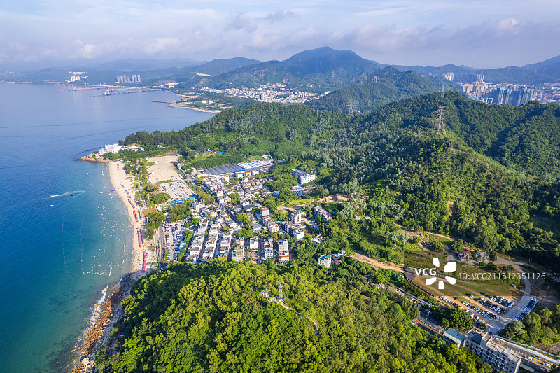 深圳东部黄金海岸 深圳大鹏半岛 深圳大鹏新区 深圳官湖海滩 深圳葵涌图片素材