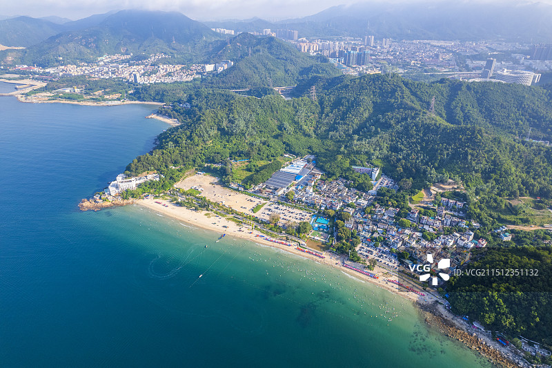 深圳东部黄金海岸 深圳大鹏半岛 深圳大鹏新区 深圳官湖海滩 深圳葵涌图片素材