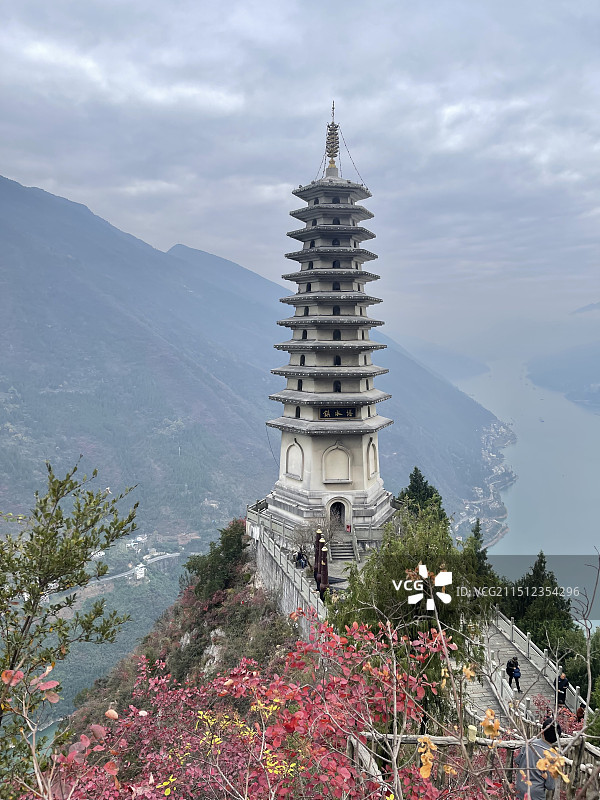 重庆巫山镇水塔图片素材