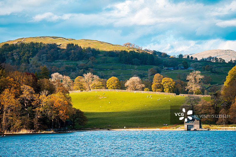 英国湖区Lake district-温德米尔湖图片素材