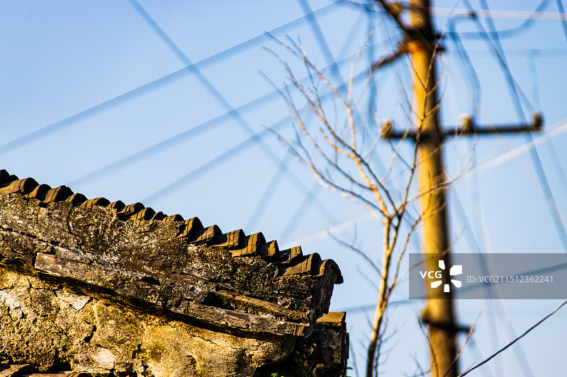 老街屋檐（摄于寺街）图片素材