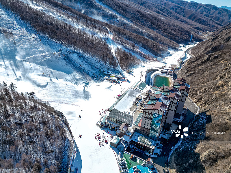 张家口万龙滑雪场景区图片素材