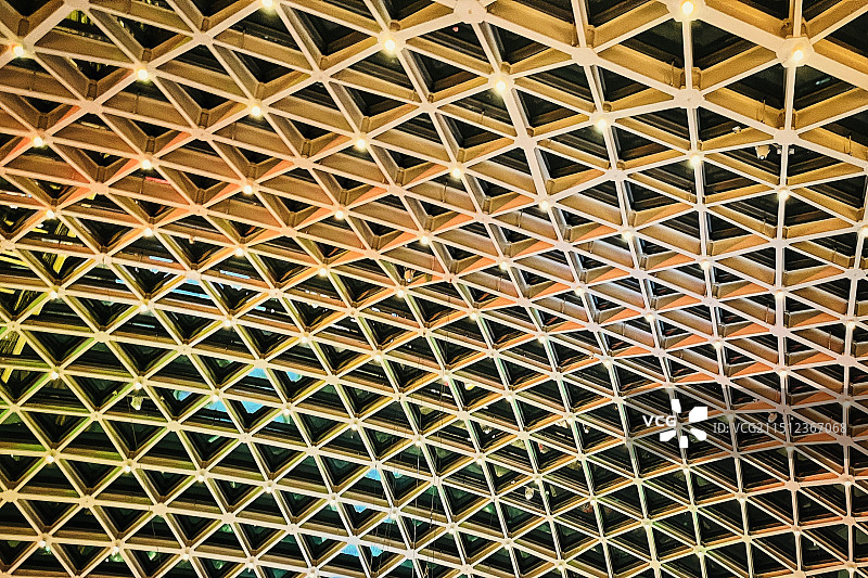 花纹天花全帧拍摄图片素材