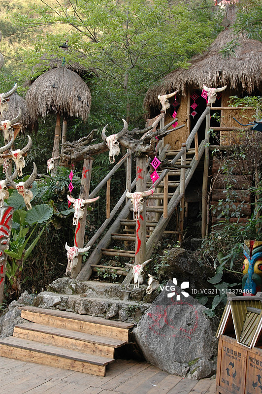 桂林阳朔图腾古道-聚龙潭景区图片素材