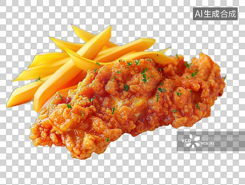 【AI数字艺术】炸鸡 油炸食品图片素材