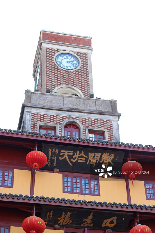 浙江宁波鼓楼图片素材