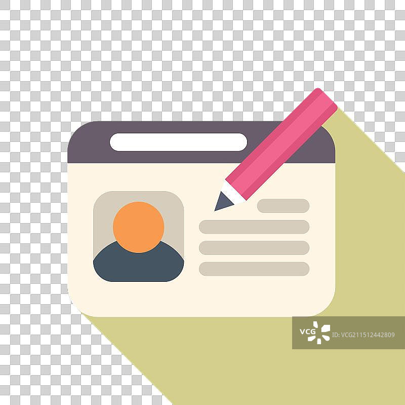 在身份证上填写个人信息的人图片素材