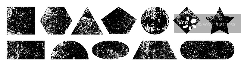 粗糙墨水复古印章图案图片素材