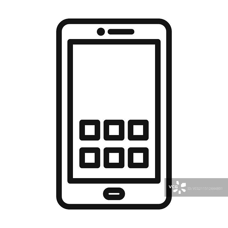 智能手机设备图标图片素材