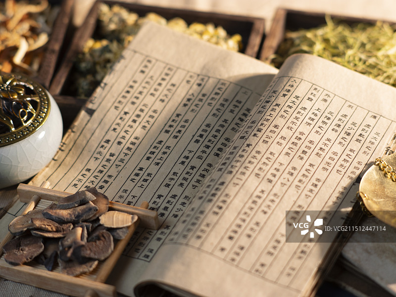 中医中草药黄帝内经图片素材