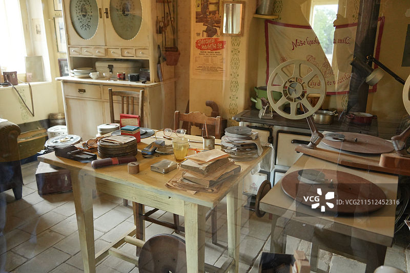 布拉格城堡黄金巷，捷克传统民居，生活场景展览，城堡教堂皇宫，作坊电影院图片素材