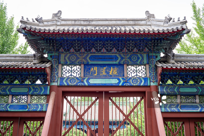 北京文丞相祠府学棂星门牌坊图片素材