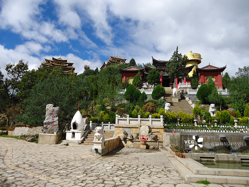 迪庆香格里拉独克宗古城图片素材