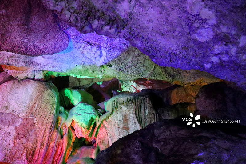 淄博开元溶洞图片素材