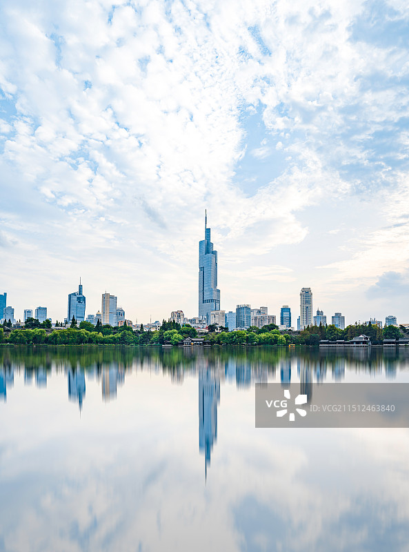 南京玄武湖城市建筑都市风光图片素材