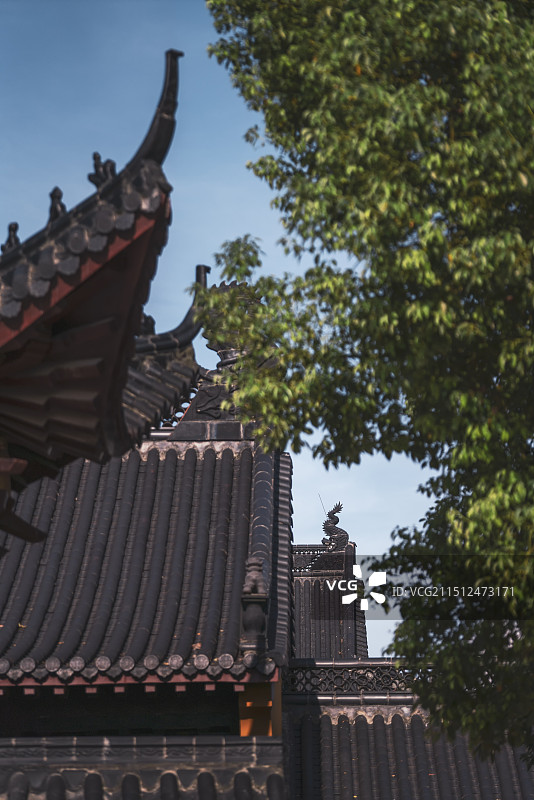 安徽铜陵大通古镇大士阁建筑图片素材