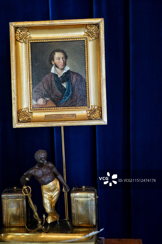 俄罗斯莫斯科普希金故居图片素材