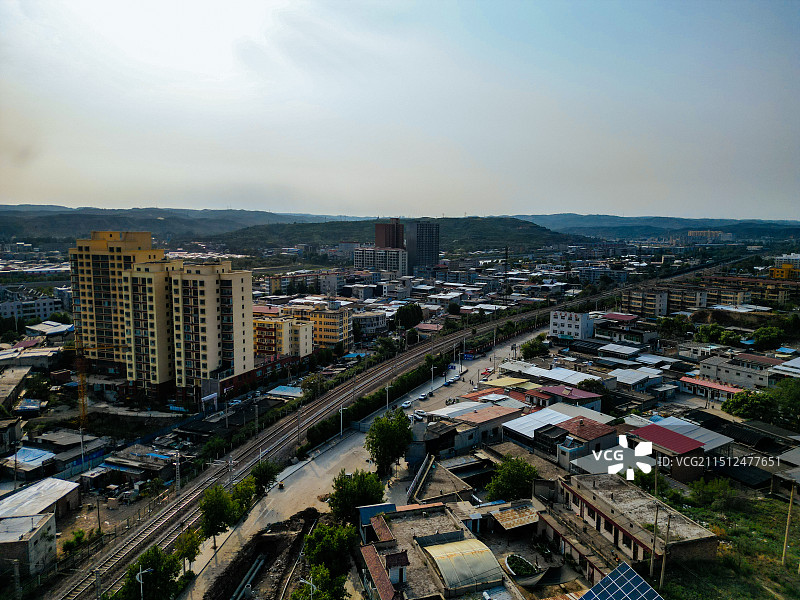 霍州市 霍州鼓楼 霍州署 文化广场 永和公园 汾河图片素材