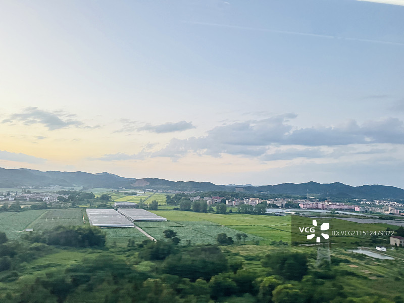 乡村远景图片素材