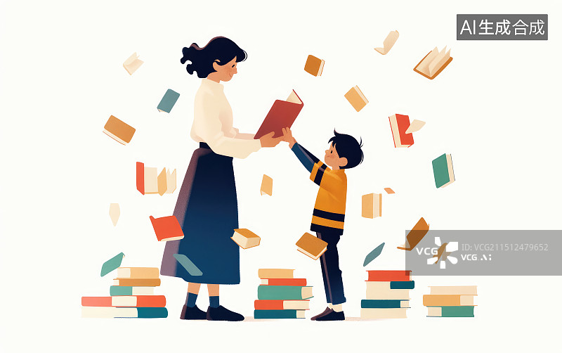 【AI数字艺术】教师节海报图片素材