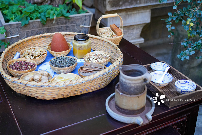 云南非遗技艺大理白族三道茶图片素材