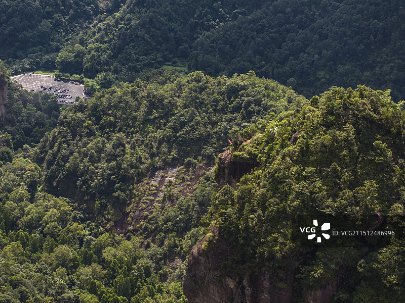 航拍雁荡山灵岩景区图片素材