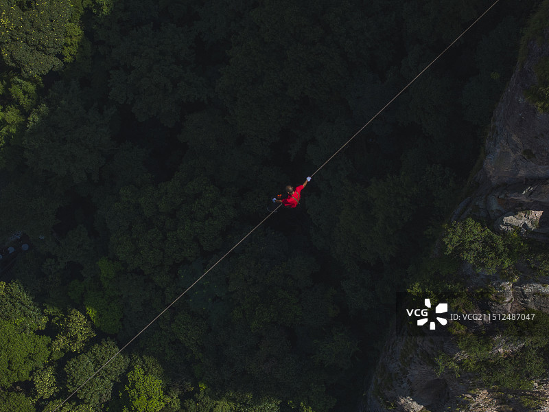 航拍雁荡山灵岩景区图片素材