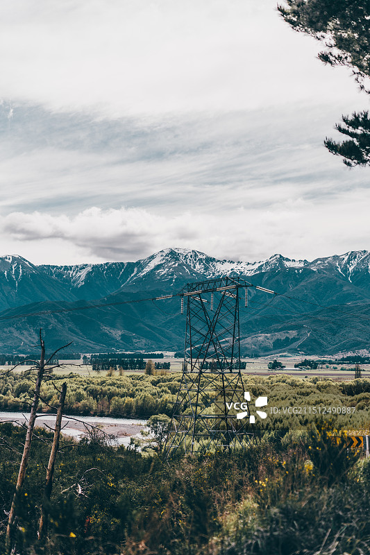 新西兰 | 南岛汉默温泉小镇的自然奇观图片素材
