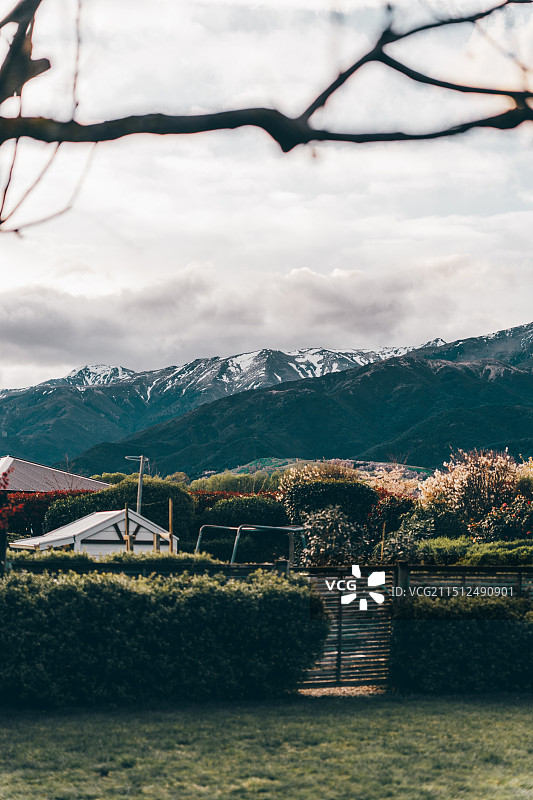 新西兰 | 南岛汉默温泉小镇的自然奇观图片素材