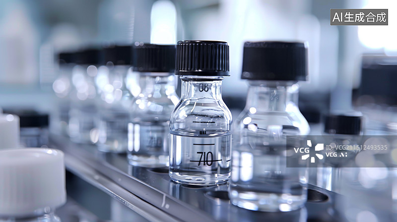 【AI数字艺术】药品研发制造图片素材