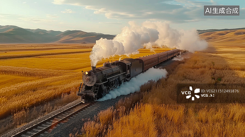 【AI数字艺术】工业革命 蒸汽机 纺织业图片素材