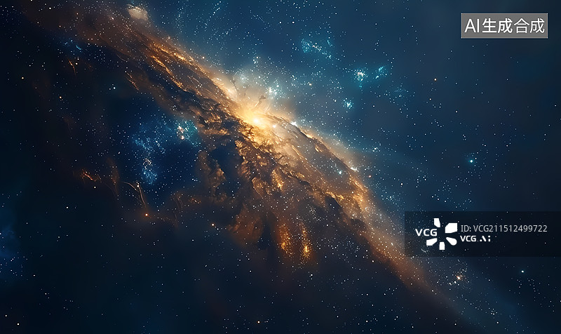 【AI数字艺术】星云,天文学,太空,宇宙,银河图片素材