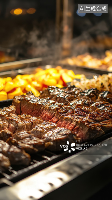 【AI数字艺术】美味的牛排图片素材