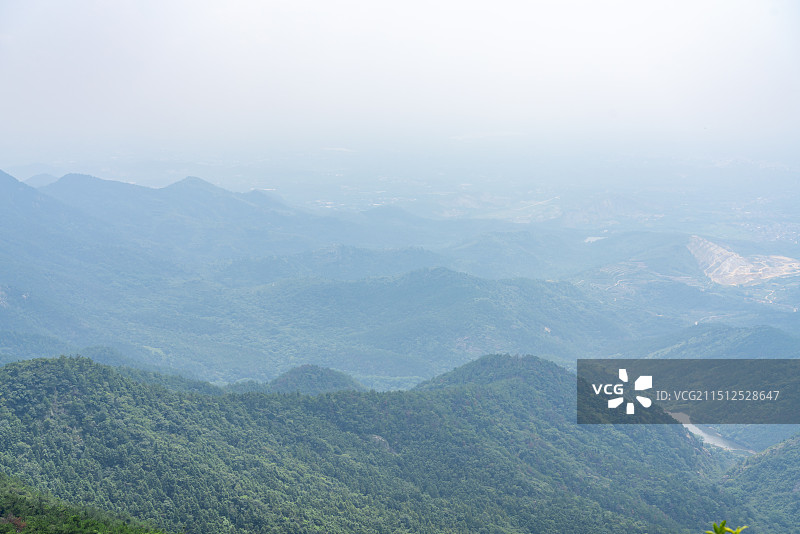 自然风光大好河山十万重山水墨山水画图片素材