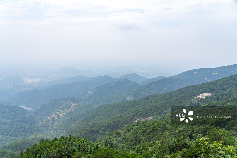 自然风光大好河山十万重山水墨山水画图片素材