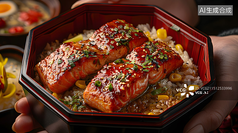 【AI数字艺术】一碗石锅烤肉拌饭图片素材