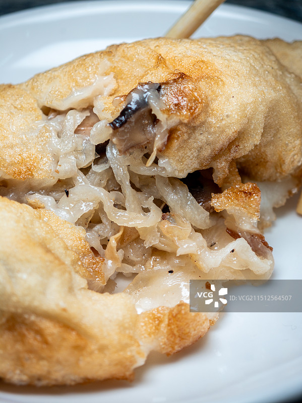 餐盘里的煎萝卜粄图片素材