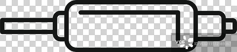 马克笔绘图工具轮廓图标图片素材