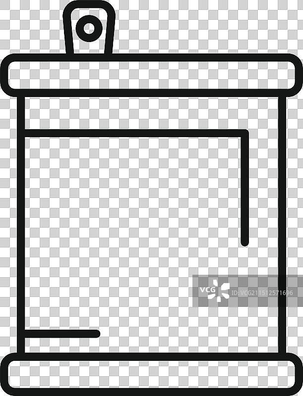 带钥匙拉环的金属罐头图片素材
