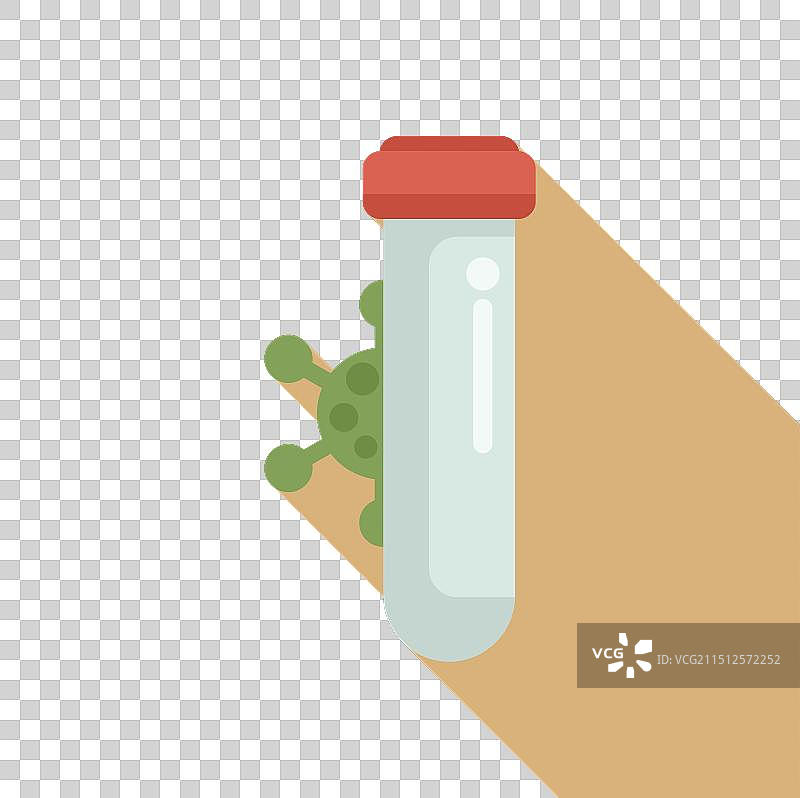 包含病毒样本的实验室试管图片素材